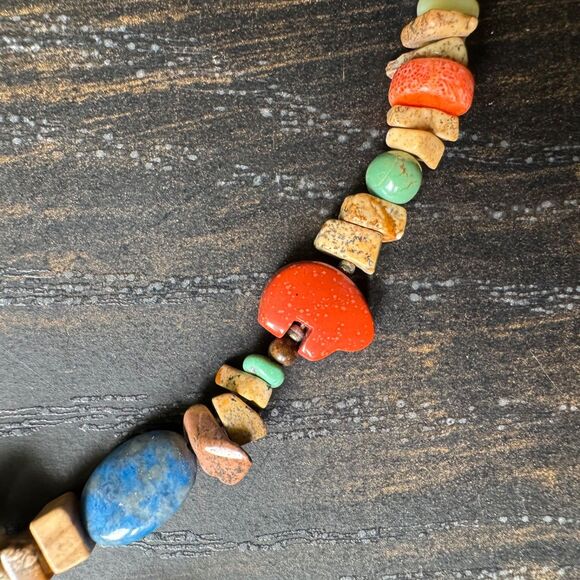 Carolyn Pollack Relios Sterling Silver Jasper Bear Pendant Necklace Southwestern - Picture 12 of 16